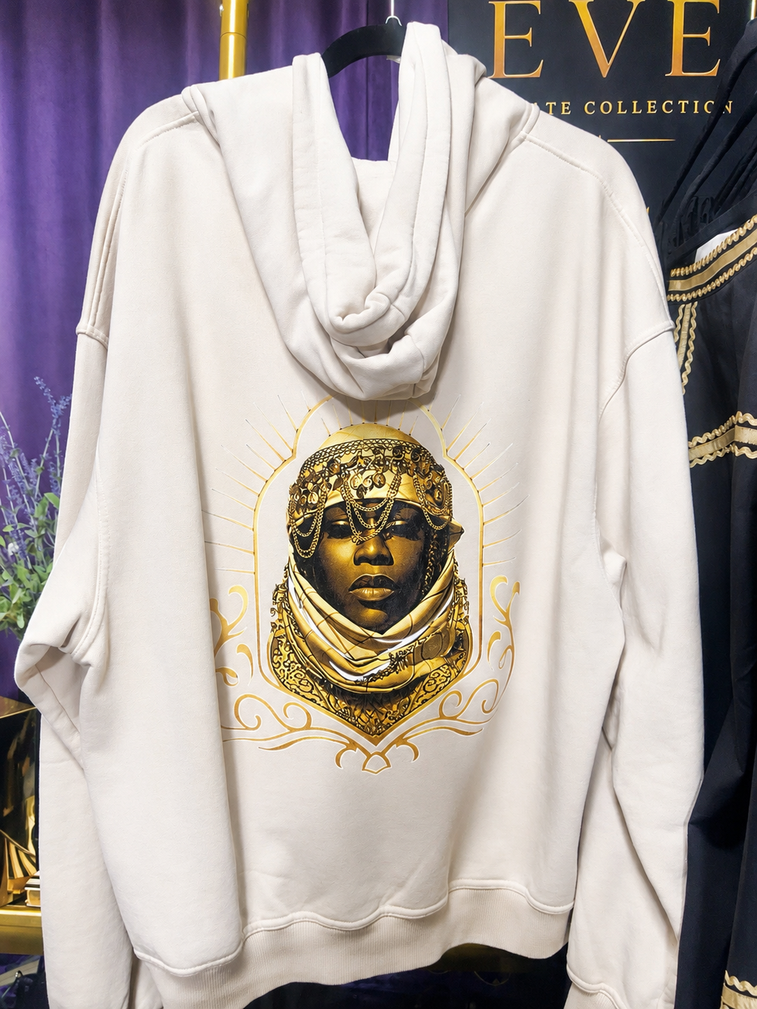 Artifact House Crest Zip Hoodie | Ivory Crème