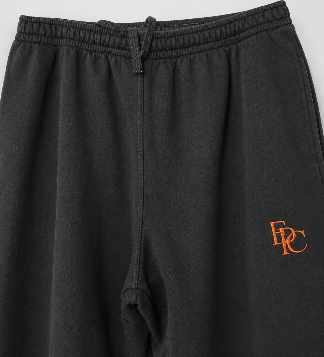 EPC Signature Sweatpant | Obsidian Black & Orange