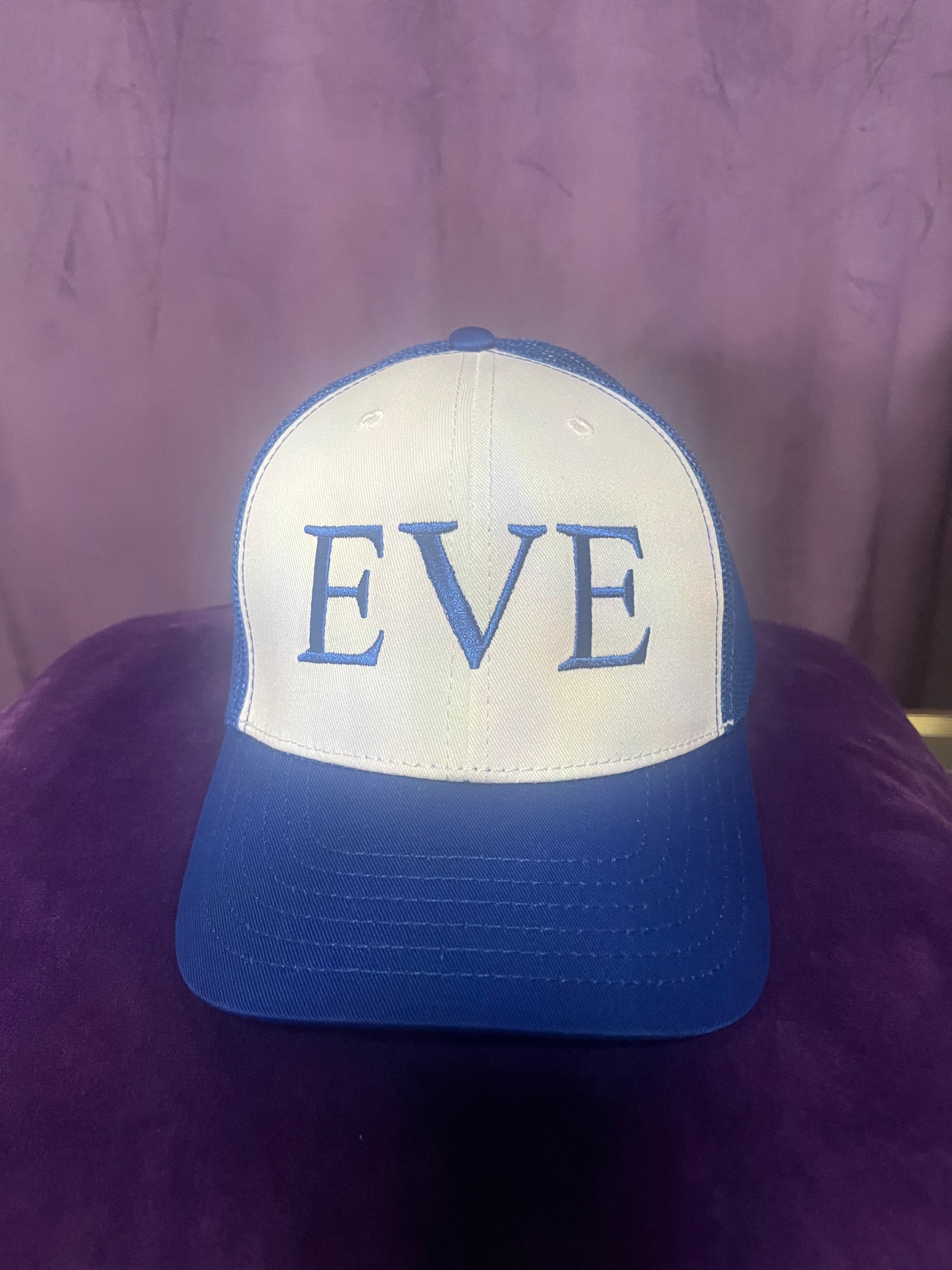 EVE Royal Blue Mesh Cap | Luxury Signature Edition
