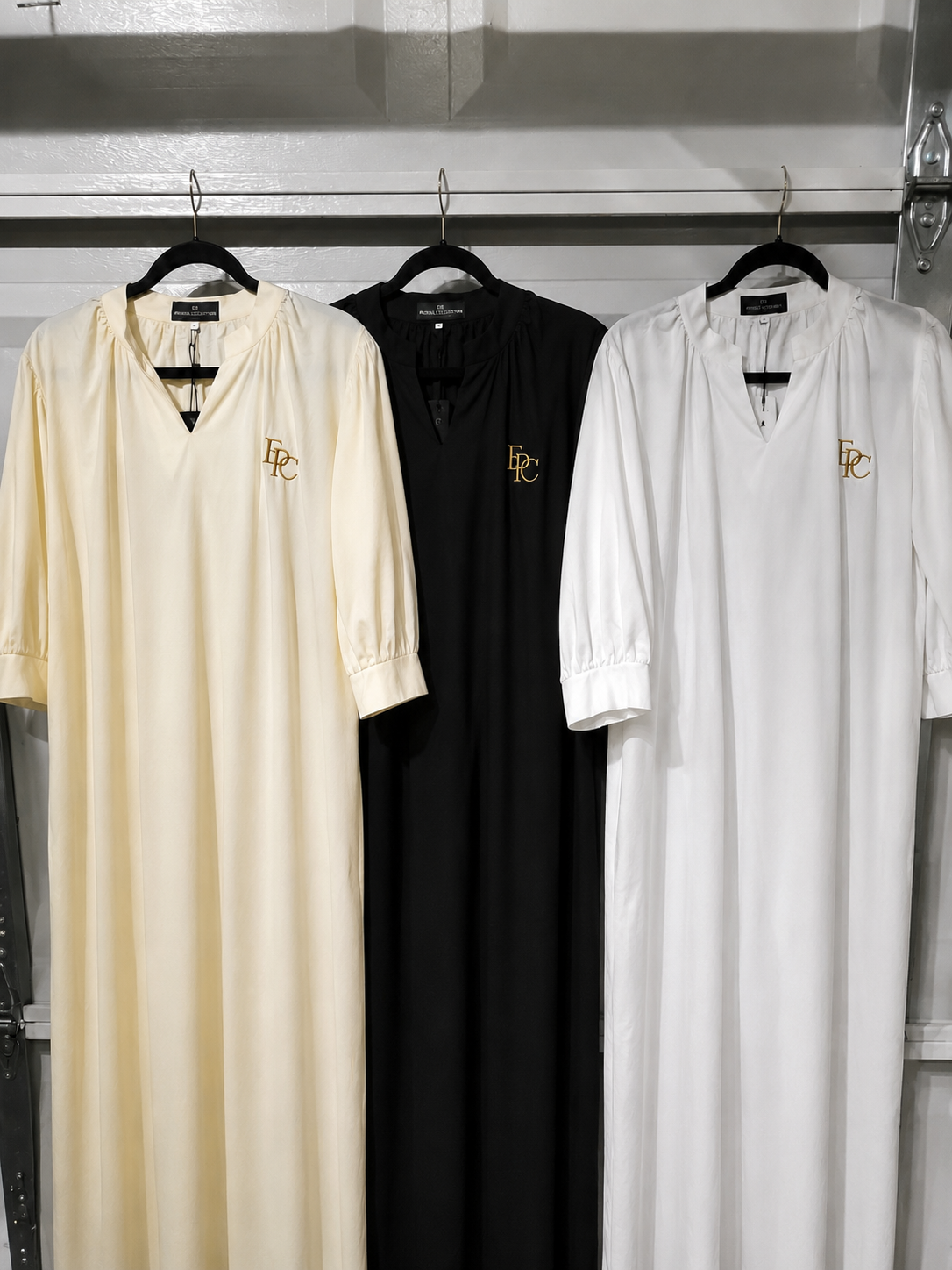 EPC Signature Oversized Bishop-Sleeve Maxi Dress