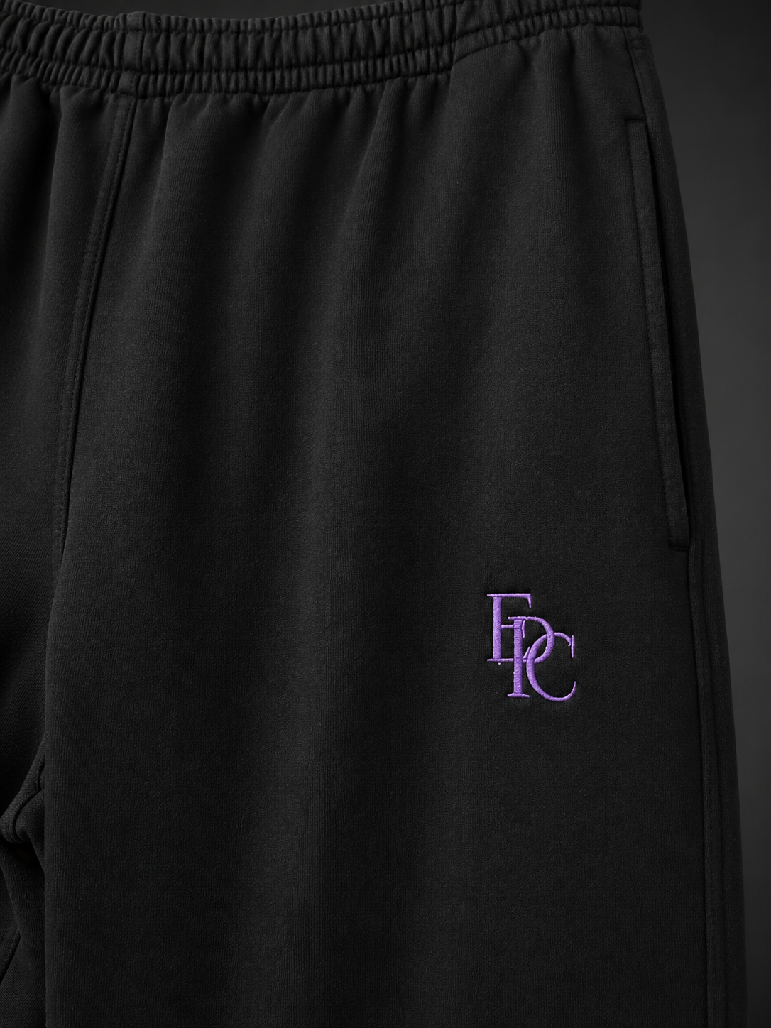 EPC Signature Sweatpant | Obsidian Black & Orange