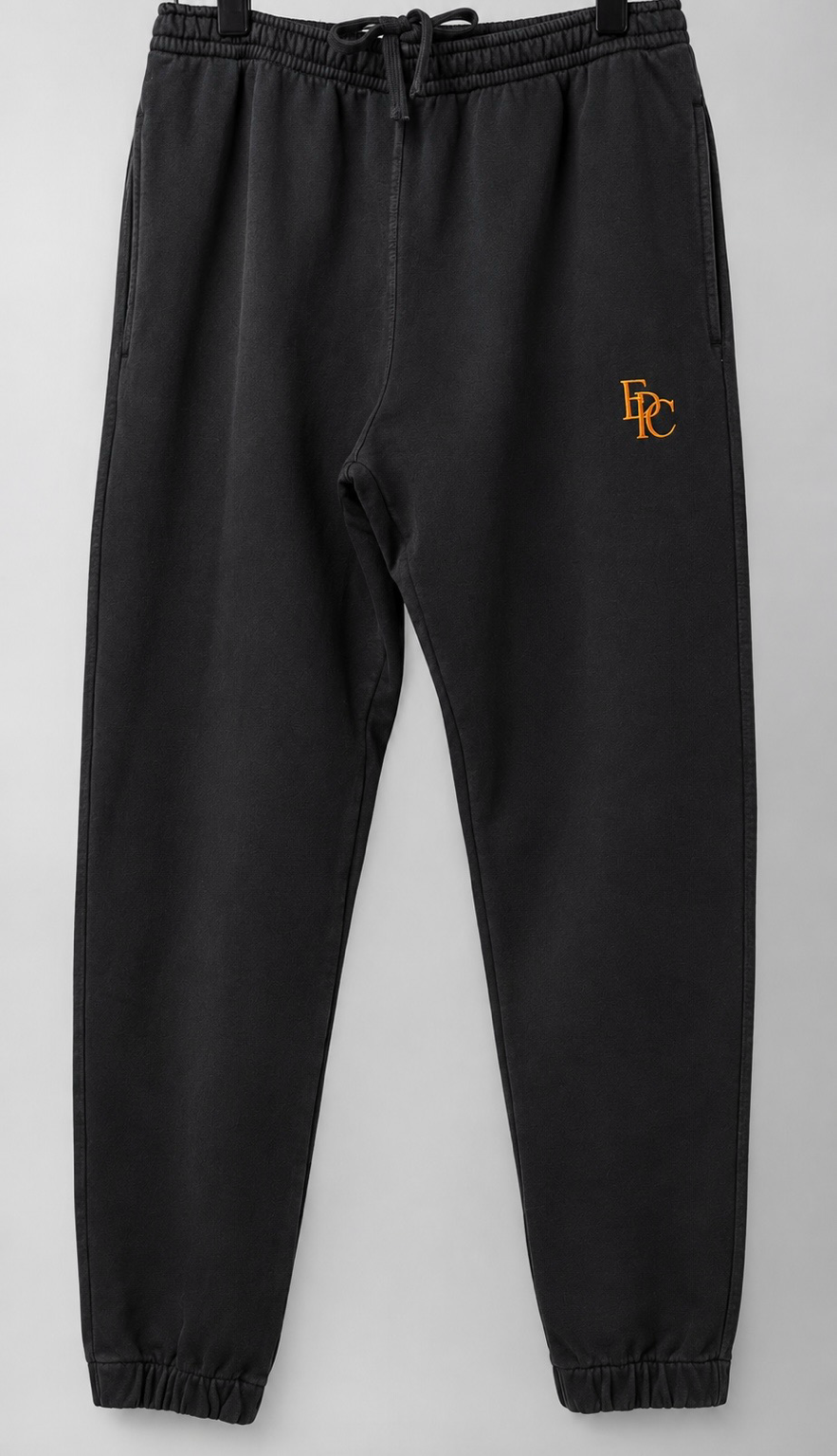 EPC Signature Sweatpant | Obsidian Black & Orange