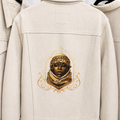 EVE PRIVATE COLLECTION - Men's House Crest Creme Denim Jacket