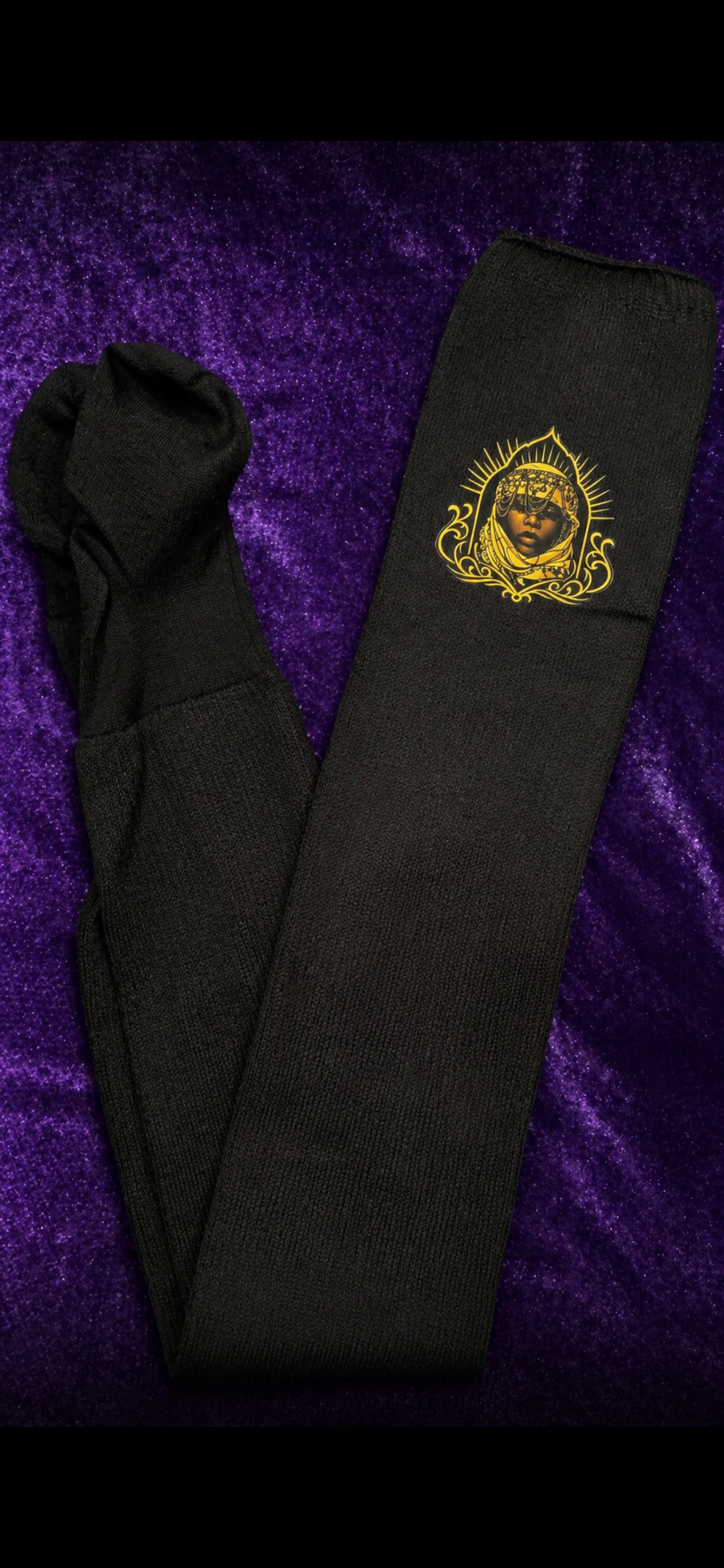 House Essentials  Thigh High Socks - Obsidian