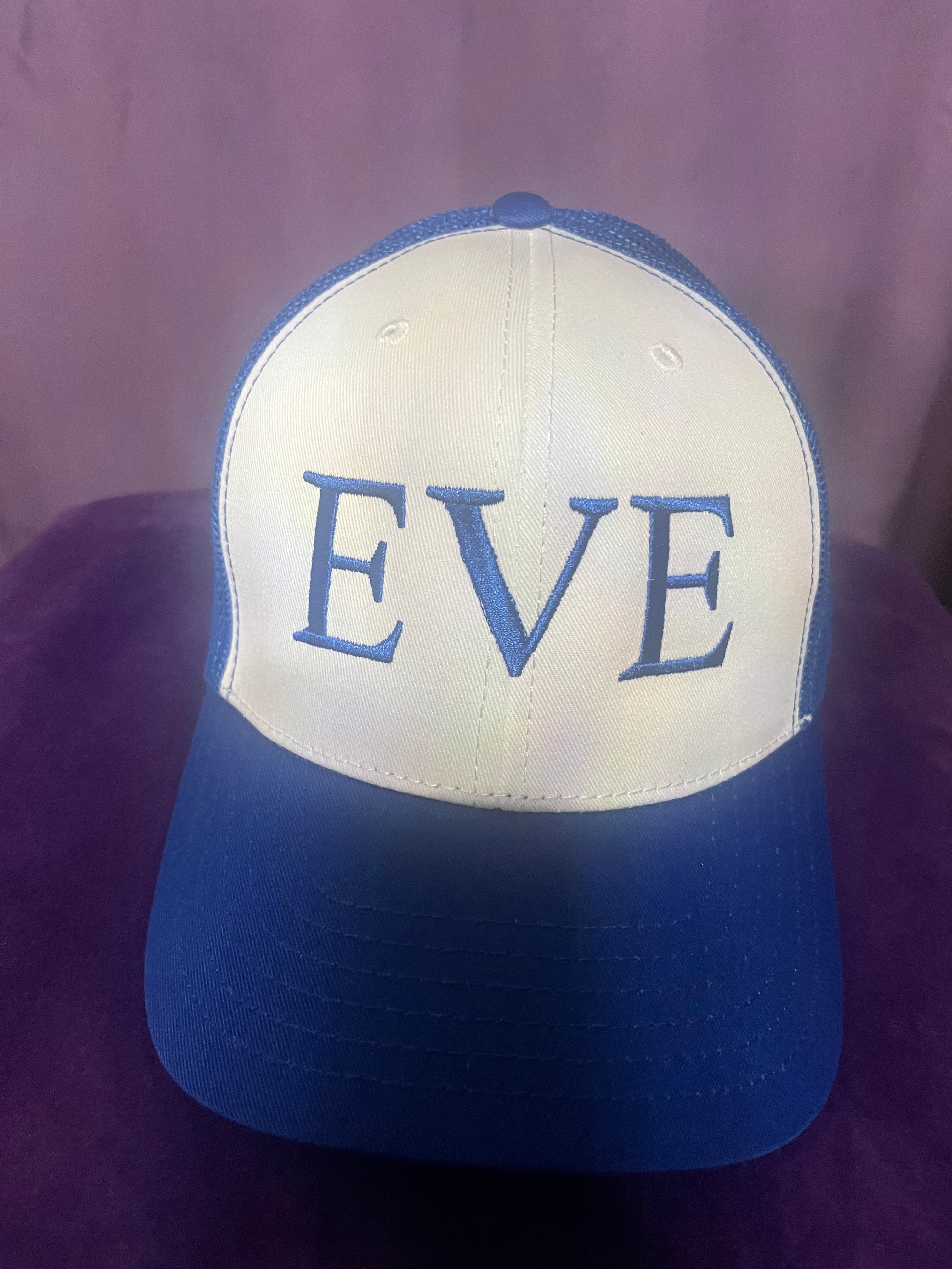 EVE Royal Blue Mesh Cap | Luxury Signature Edition