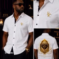 Men's Ivory White EPC HOUSE Crest Signature Shirt