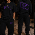 EPC Signature Hoodie | Obsidian Black | Deep Amethyst