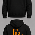 EPC Signature Hoodie | Obsidian Black | Burnt Orange